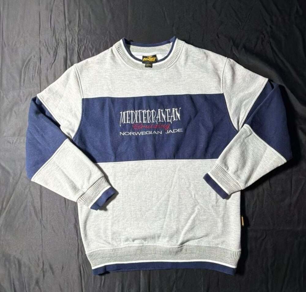 Renegade Club Mediterranean Cruising Norwegian Jade Embroidered Sweatshirt